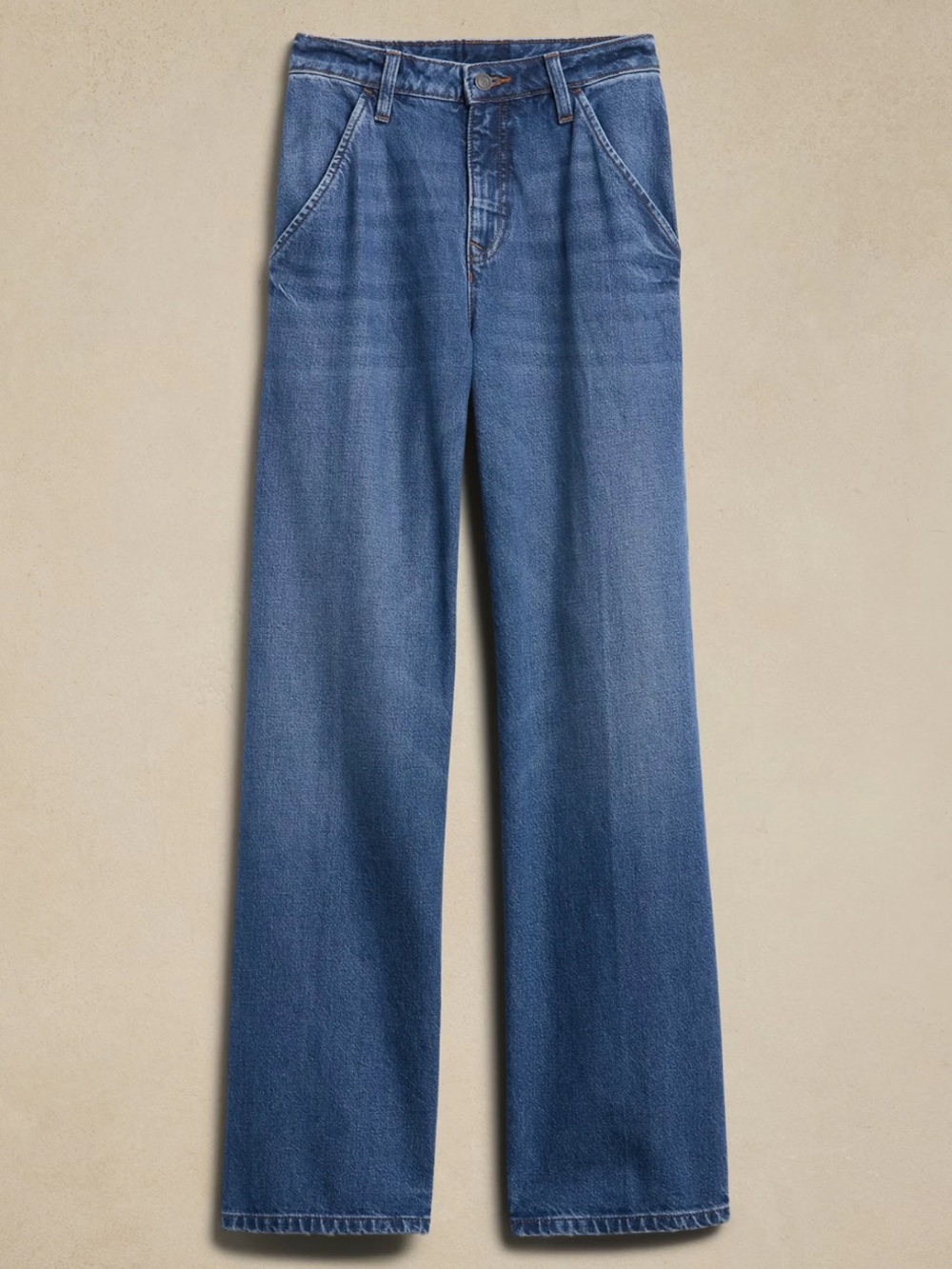 Banana Republic Luxe Jean High-Rise Trouser Jean wide leg size 29 / 8 regular